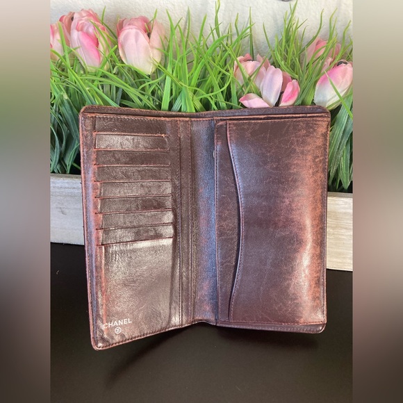 Chanel authentic quilted black leather caviar wallet multiple pockets - Picture 2 of 16